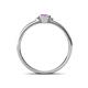4 - Diana Desire Oval Cut Amethyst Solitaire Engagement Ring 