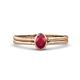 1 - Diana Desire Oval Cut Ruby Solitaire Engagement Ring 