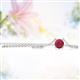 2 - Juliana 5.40 mm Round Ruby Solitaire Pendant Necklace 