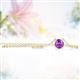 2 - Juliana 5.40 mm Round Amethyst Solitaire Pendant Necklace 