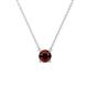 1 - Juliana 5.40 mm Round Red Garnet Solitaire Pendant Necklace 