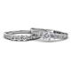 1 - Natalia AGS Certified Diamond Bridal Set Ring 