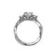 5 - Alika Signature Diamond Three Stone Engagement Ring 