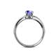 5 - Meryl Signature Tanzanite and Diamond Engagement Ring 