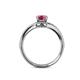 5 - Meryl Signature Pink Tourmaline and Diamond Engagement Ring 