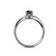 5 - Meryl Signature Black and White Diamond Engagement Ring 
