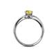 5 - Meryl Signature Yellow Sapphire and Diamond Engagement Ring 