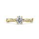 1 - Stacie Desire Oval Cut Diamond Twist Infinity Shank Engagement Ring 
