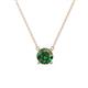 1 - Juliana 7.00 mm Round Lab Created Alexandrite Solitaire Pendant Necklace 