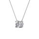 3 - Juliana 1.25 ctw GIA Certified Natural Diamond Solitaire Pendant Necklace 