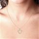 4 - Naomi Diamond Heart Pendant 