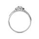 4 - Marilyn Prima Round Diamond 0.85 ctw Halo Engagement Ring 