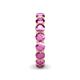 5 - Tiffany 4.00 mm Pink Sapphire Eternity Band 