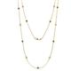 1 - Lien (13 Stn/2.6mm) Lab Grown Diamond and Alexandrite on Cable Necklace 