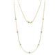 1 - Salina (7 Stn/2.6mm) Lab Grown Diamond on Cable Necklace 
