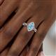 6 - Samara Rainbow Marquise Cut Aquamarine and Round Diamond Infinity Halo Engagement Ring 