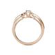 4 - Greta Desire Emerald Cut Diamond Engagement Ring 
