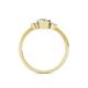 4 - Nikolia Desire Oval Cut and Round Diamond Three Stone Engagement Ring 