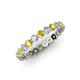 3 - Valerie 2.70 mm Yellow Sapphire and Lab Grown Diamond Eternity Band 