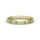 1 - Valerie 2.70 mm Yellow and White Lab Grown Diamond Eternity Band 