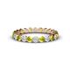 1 - Valerie 2.70 mm Yellow and White Lab Grown Diamond Eternity Band 