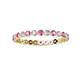 2 - Valerie 2.40 mm Pink Sapphire and Diamond Eternity Band 