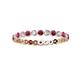2 - Valerie 2.40 mm Ruby and Diamond Eternity Band 