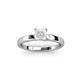 3 - Annora Princess Cut Lab Created White Sapphire Solitaire Engagement Ring 