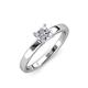 4 - Annora Princess Cut Diamond Solitaire Engagement Ring 