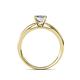 5 - Annora Princess Cut Diamond Solitaire Engagement Ring 