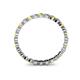 4 - Valerie 2.00 mm Yellow Sapphire and Lab Grown Diamond Eternity Band 