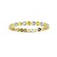 2 - Valerie 2.40 mm Yellow Sapphire and Lab Grown Diamond Eternity Band 