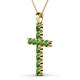 2 - Elihu Green Garnet Cross Pendant 