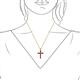 3 - Elihu Ruby Cross Pendant 