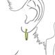 3 - Estella Peridot Hoop Earrings 
