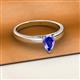 2 - Annora Pear Cut Tanzanite Solitaire Engagement Ring 