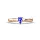 1 - Annora Pear Cut Tanzanite Solitaire Engagement Ring 