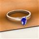 2 - Annora Pear Cut Tanzanite Solitaire Engagement Ring 