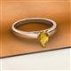 2 - Annora Pear Cut Citrine Solitaire Engagement Ring 
