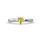 1 - Annora Pear Cut Yellow Sapphire Solitaire Engagement Ring 