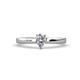 1 - Annora Pear Cut Diamond Solitaire Engagement Ring 