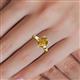 5 - Annora Pear Cut Citrine Solitaire Engagement Ring 