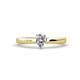 1 - Annora Pear Cut Diamond Solitaire Engagement Ring 