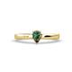 1 - Annora Pear Cut Lab Created Alexandrite Solitaire Engagement Ring 