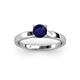 2 - Annora Blue Sapphire Solitaire Engagement Ring 