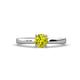 1 - Annora Yellow Diamond Solitaire Engagement Ring 