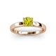2 - Annora Yellow Diamond Solitaire Engagement Ring 