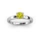 2 - Annora Yellow Diamond Solitaire Engagement Ring 