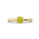 1 - Annora Yellow Diamond Solitaire Engagement Ring 