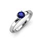 3 - Annora Blue Sapphire Solitaire Engagement Ring 